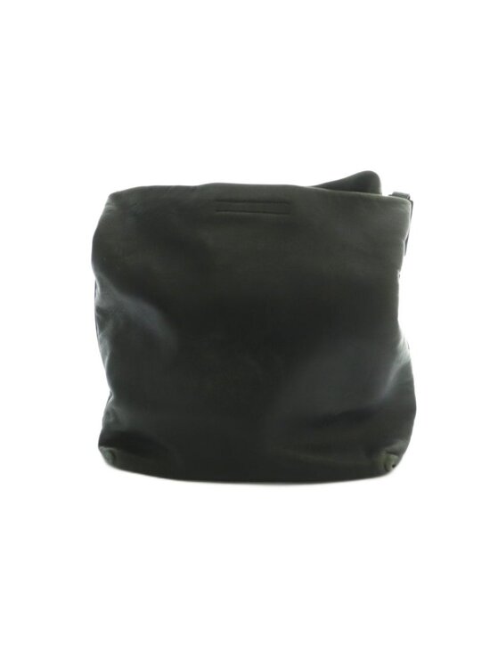 Prada Vintage Archive Plastic Shoulder Bag Leather Black